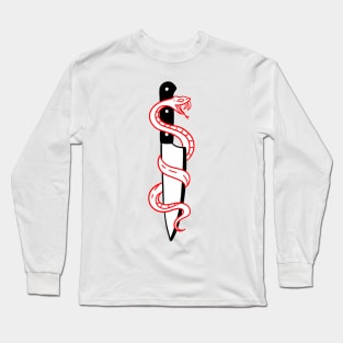 Snake Knife Long Sleeve T-Shirt